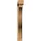 Ekena Millwork Funston Block Rough Sawn Bracket w/ Offset Brace, Western Red Cedar, 6"W x 46"D x 46"H BKT0604X46X46FST05RWR - alternate 4